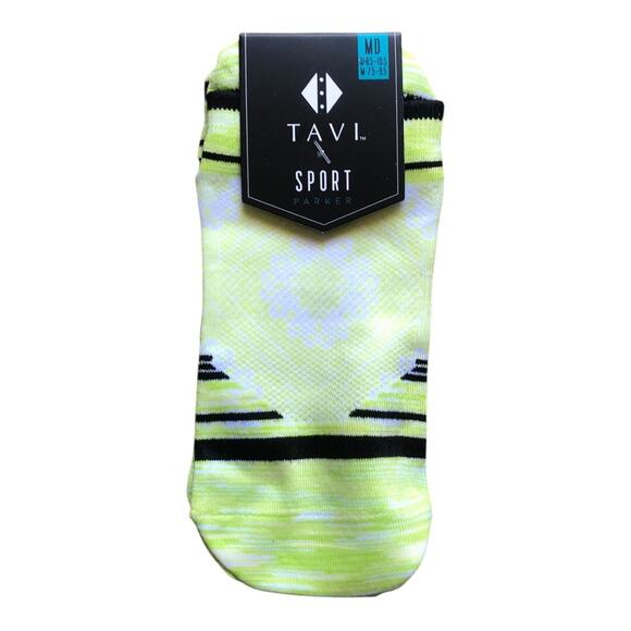 2 TAVI Sport NIP Women Thin Ultra Lite Compression Low Rise Parker Socks Citrus - Picture 5 of 11